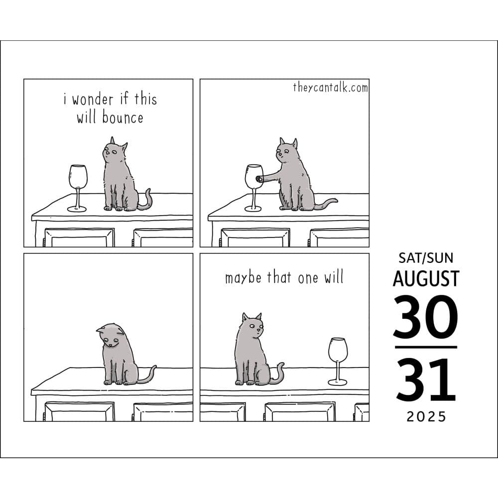 They Can Talk Comic 2025 Desk Calendar Third Alternate Image width=&quot;1000&quot; height=&quot;1000&quot;