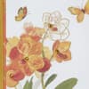 image Orange Orchids Birthday Card