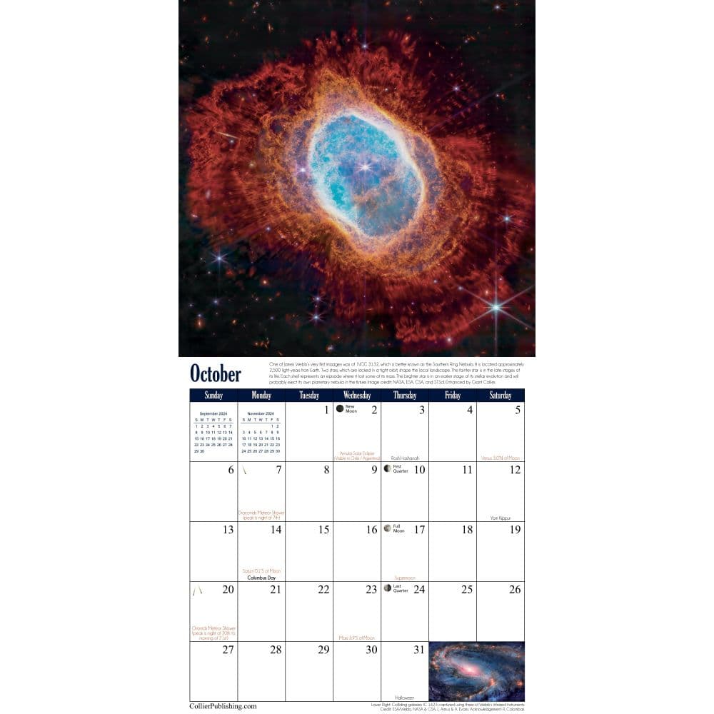 James Webb Telescope 2024 Wall Calendar Calendars com