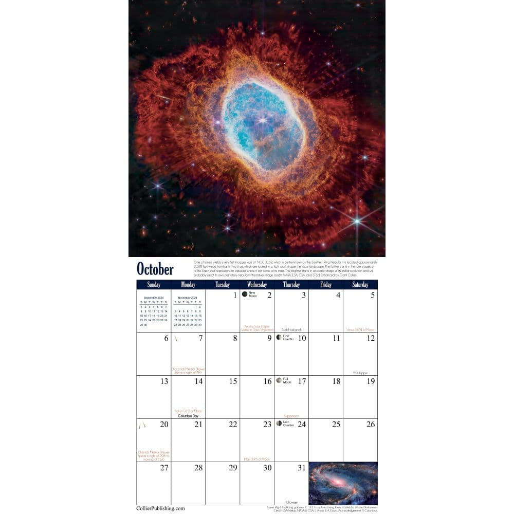 James Webb Telescope 2025 Wall Calendar