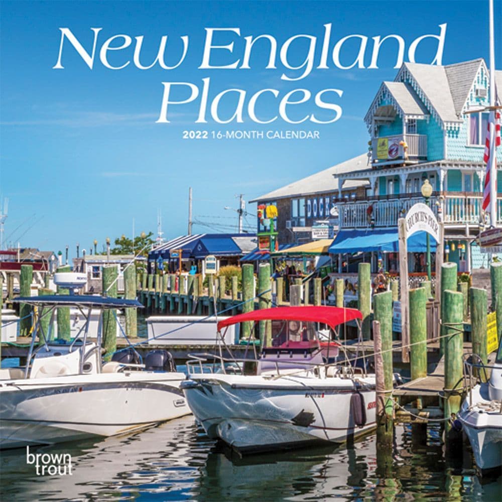 New England Places 2022 Mini Wall Calendar