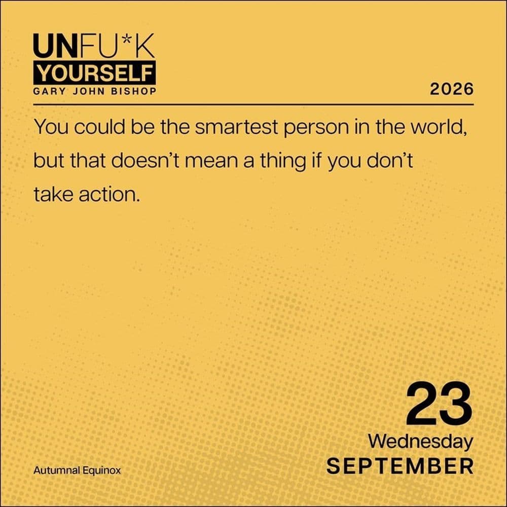 Unfck Yourself 2026 Desk Calendar Second Alternate Image