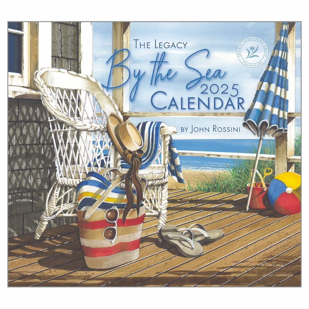 By The Sea 2025 Wall Calendar Main Product Image width=&quot;1000&quot; height=&quot;1000&quot;