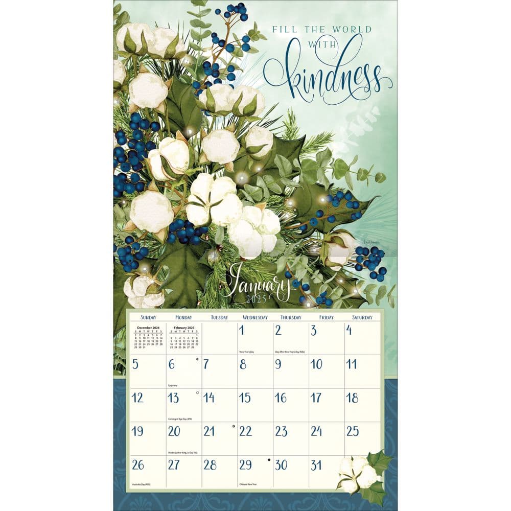 Abundant Friendship 2025 Wall Calendar by Nicole Tamarin_ALT2