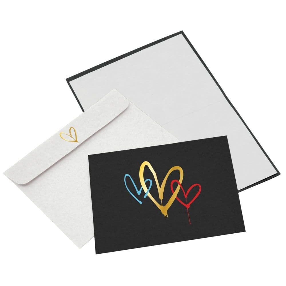 jgoldcrown Heart of Gold Note Cards w Keepsake Box by James Goldcrown Alternate Image 1