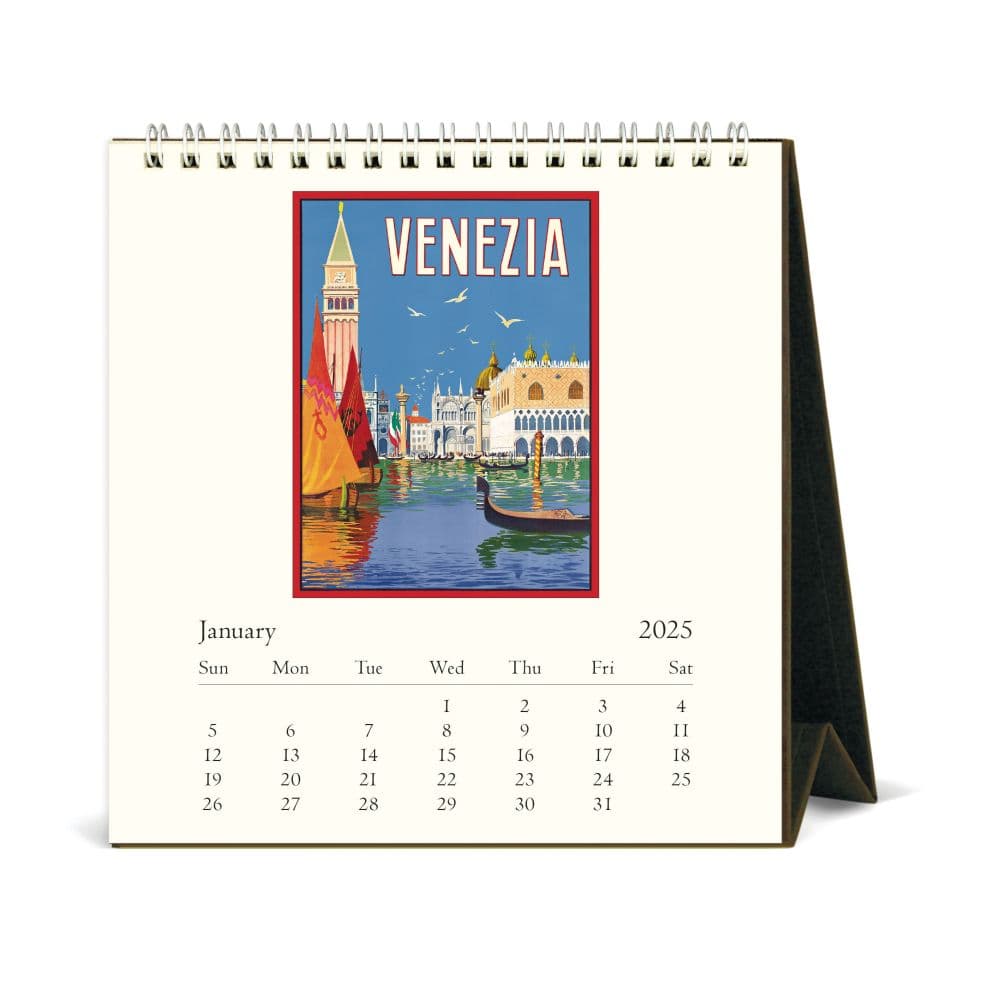 Italia Art 2025 Easel Desk Calendar First Alternate Image width="1000" height="1000"