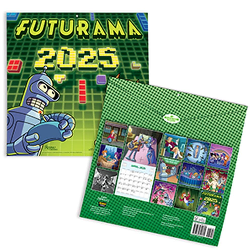 Futurama 2025 Wall Calendar Sixth Alternate Image width=&quot;1000&quot; height=&quot;1000&quot;