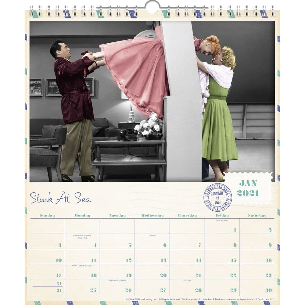 I Love Lucy Special Edition Wall Calendar