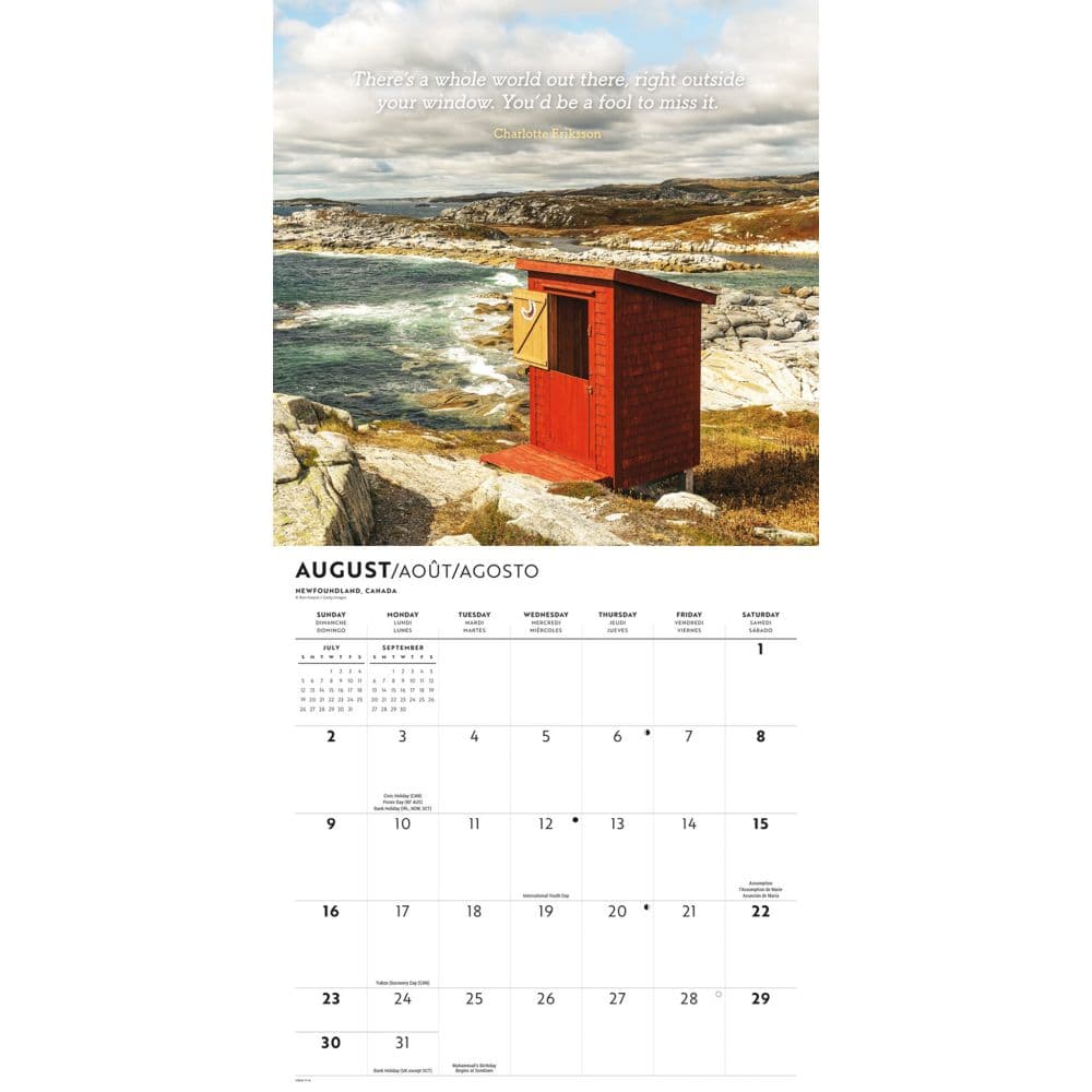 Extraordinary Outhouses 2026 Wall Calendar Third Alternate Image