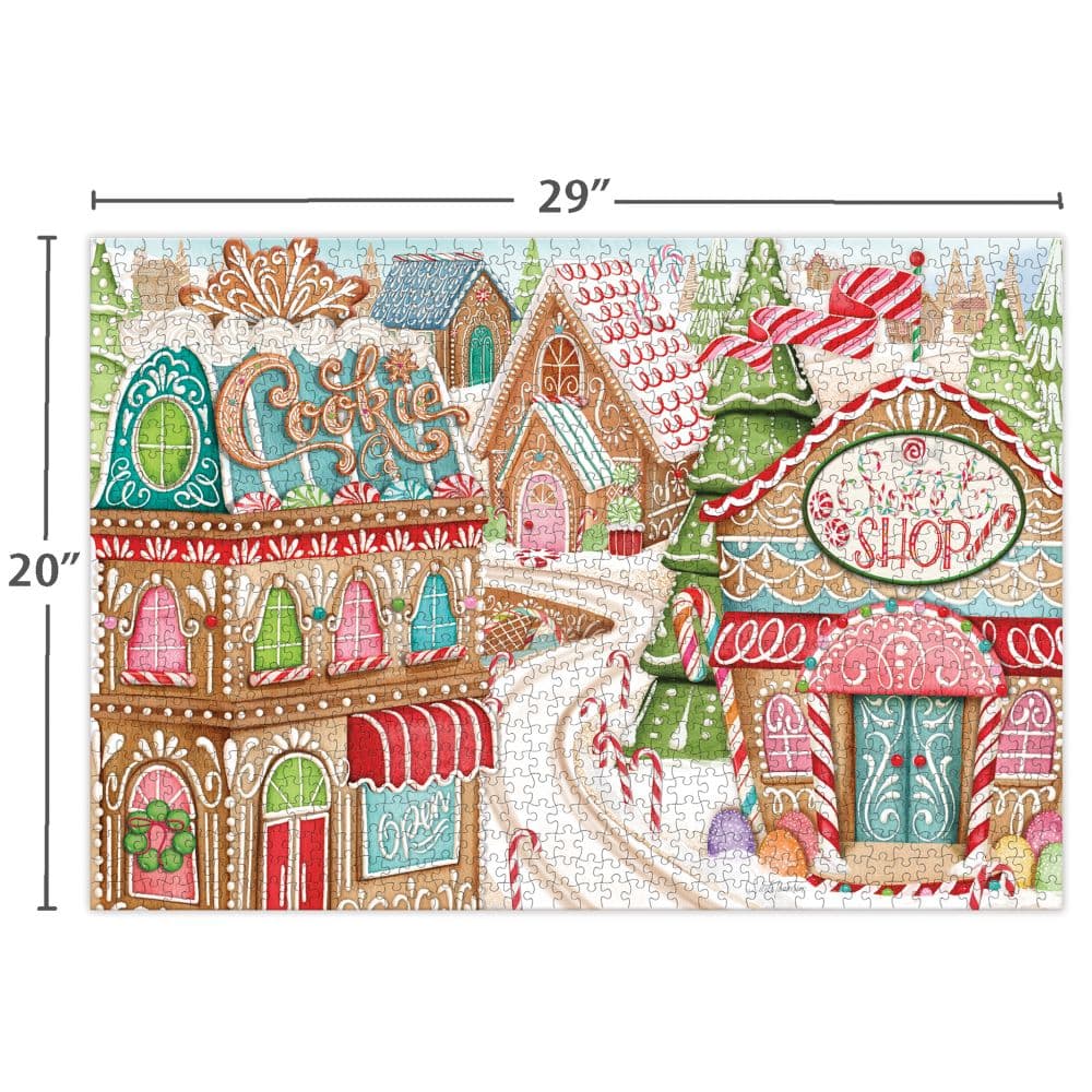 Gingerbread Lane 1000 Piece Puzzle Third Alternate Image