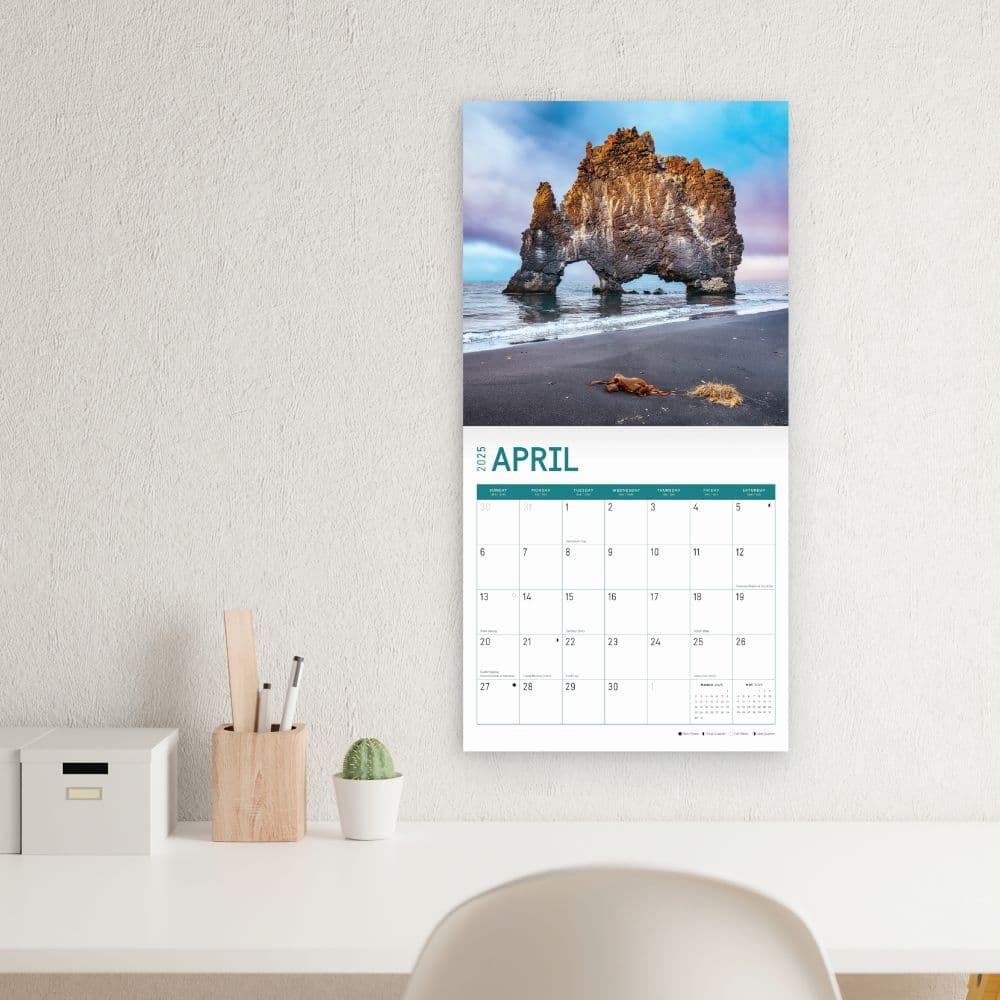 Iceland 2025 Wall Calendar Third Alternate Image width="1000" height="1000"