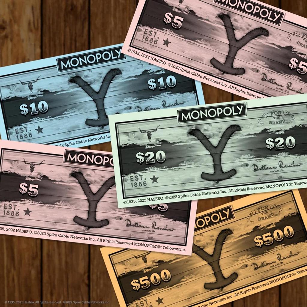 Monopoly Yellowstone Pieces