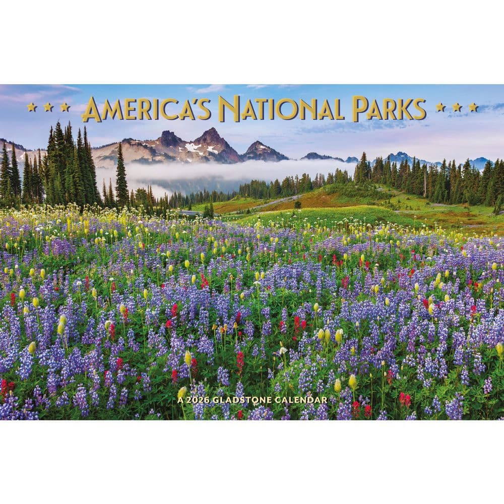 Americas National Parks Deluxe 2026 Wall Calendar Main Image