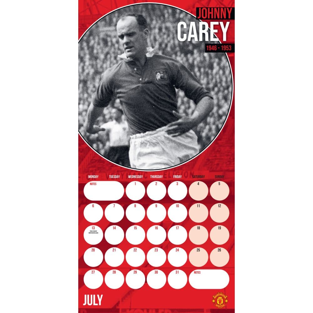Manchester United 2026 Wall Calendar Second Alternate Image