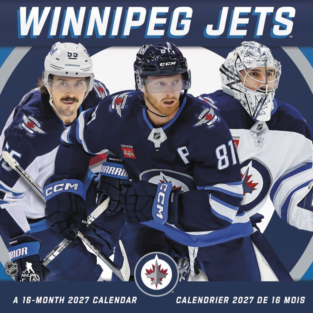Winnipeg Jets Bilingual French 2027 Wall Calendar Main Product Image