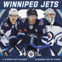 image Winnipeg Jets Bilingual French 2027 Wall Calendar Main Product Image