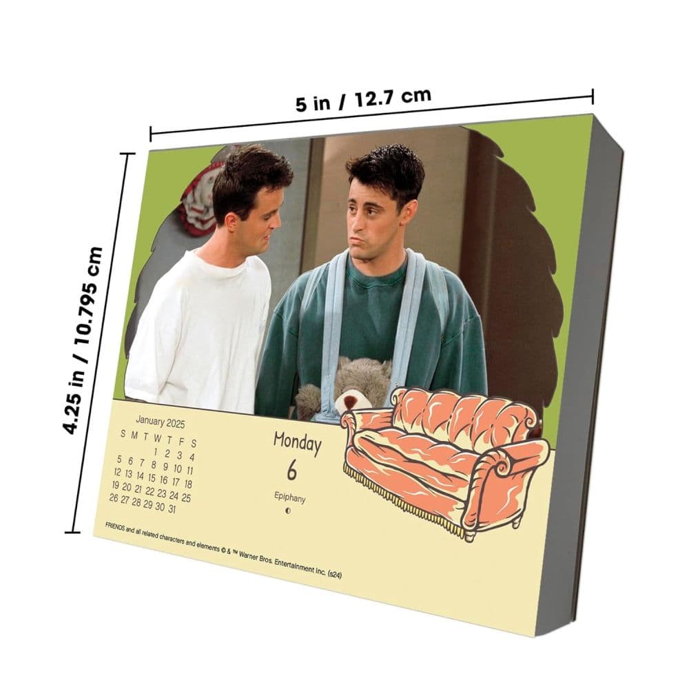 Friends 2025 Desk Calendar Seventh  Alternate Image