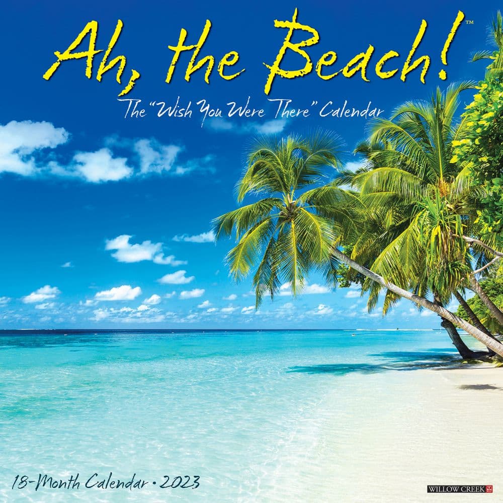 Ah The Beach! 2023 Wall Calendar - Calendars.com