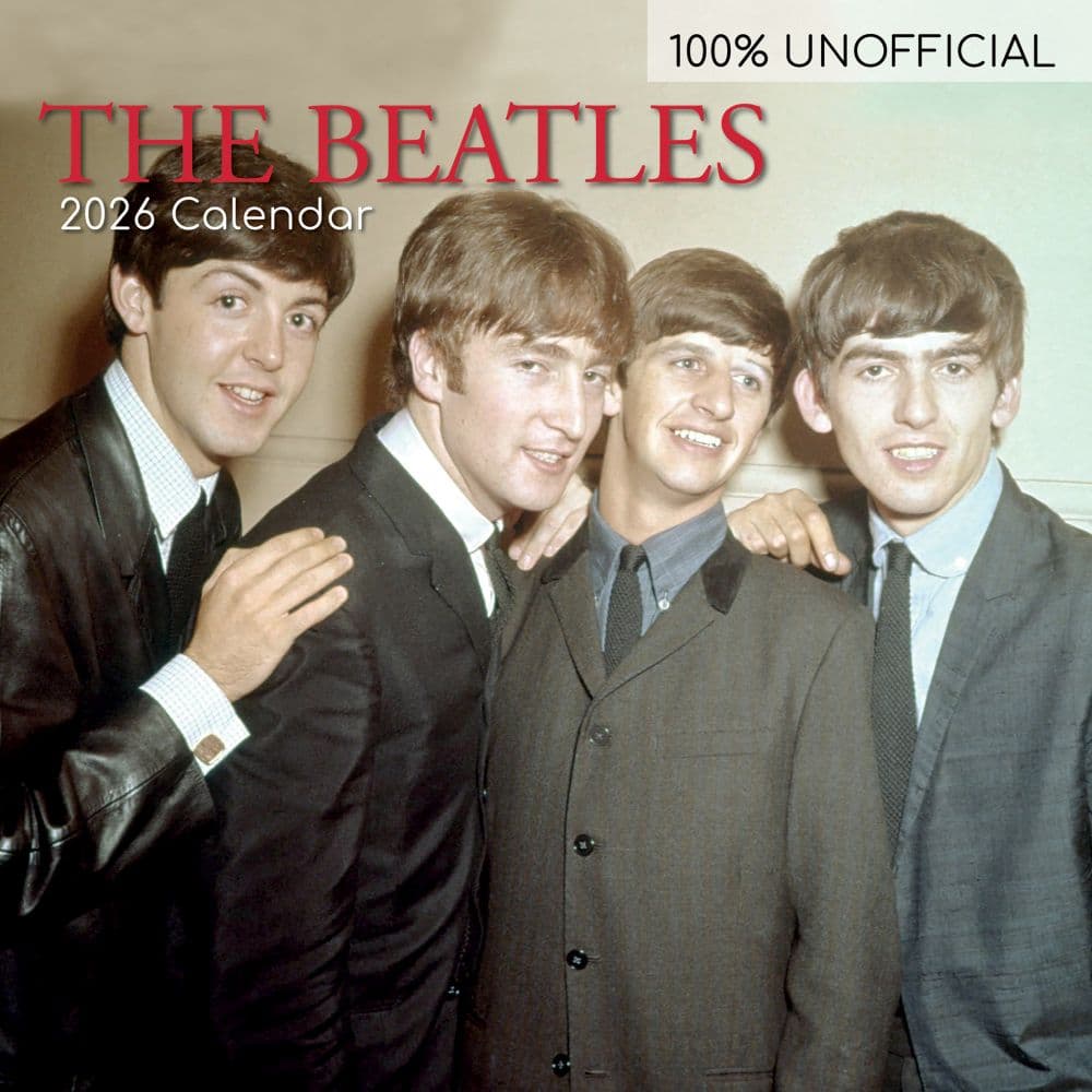 Beatles 2026 Wall Calendar  Main Image
