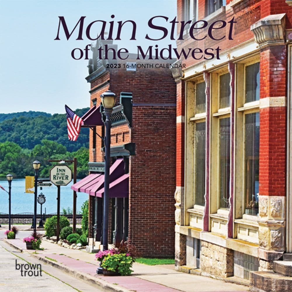 Main Street of the Midwest 2023 Mini Wall Calendar - Calendars.com