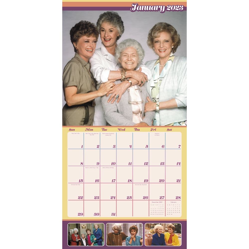 Golden Girls 2023 Wall Calendar - Calendars.com