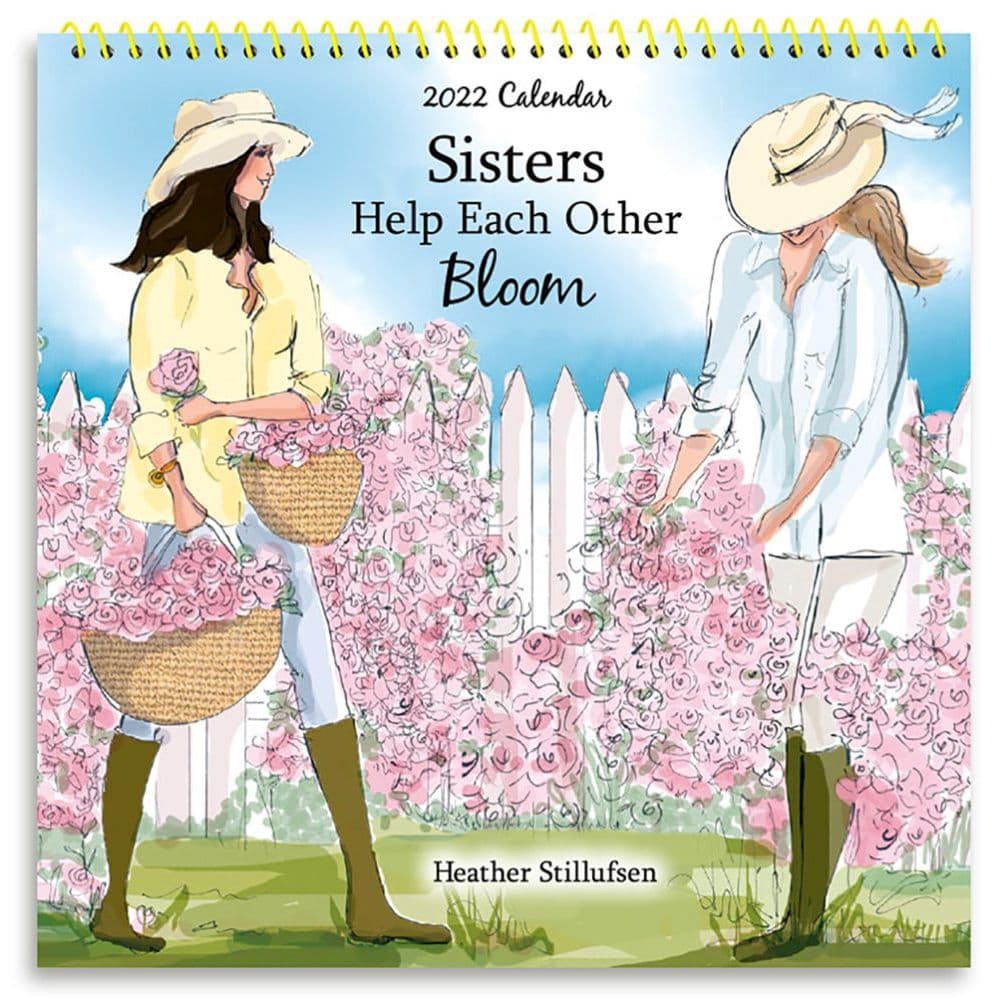 Sisters Help Each Other Bloom 2022 Mini Wall Calendar