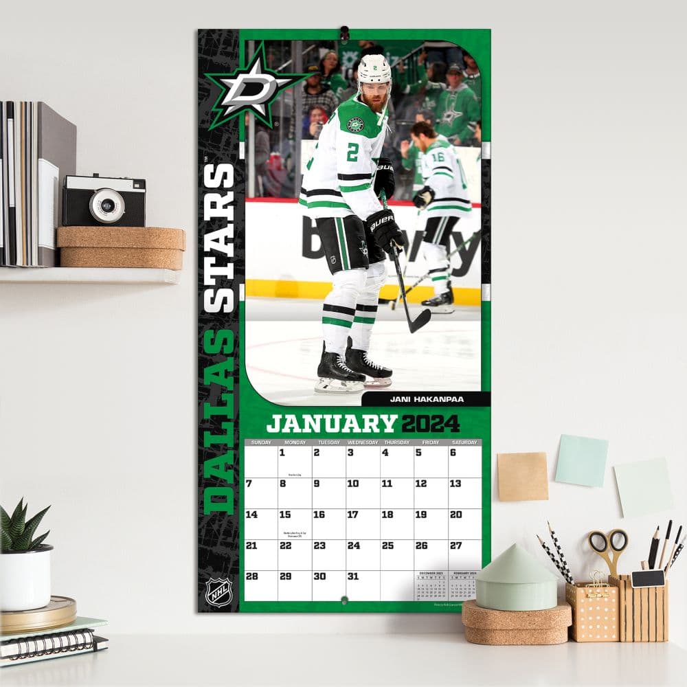 Dallas Stars 2024 Wall Calendar Fourth Alternate Image width=&quot;1000&quot; height=&quot;1000&quot;