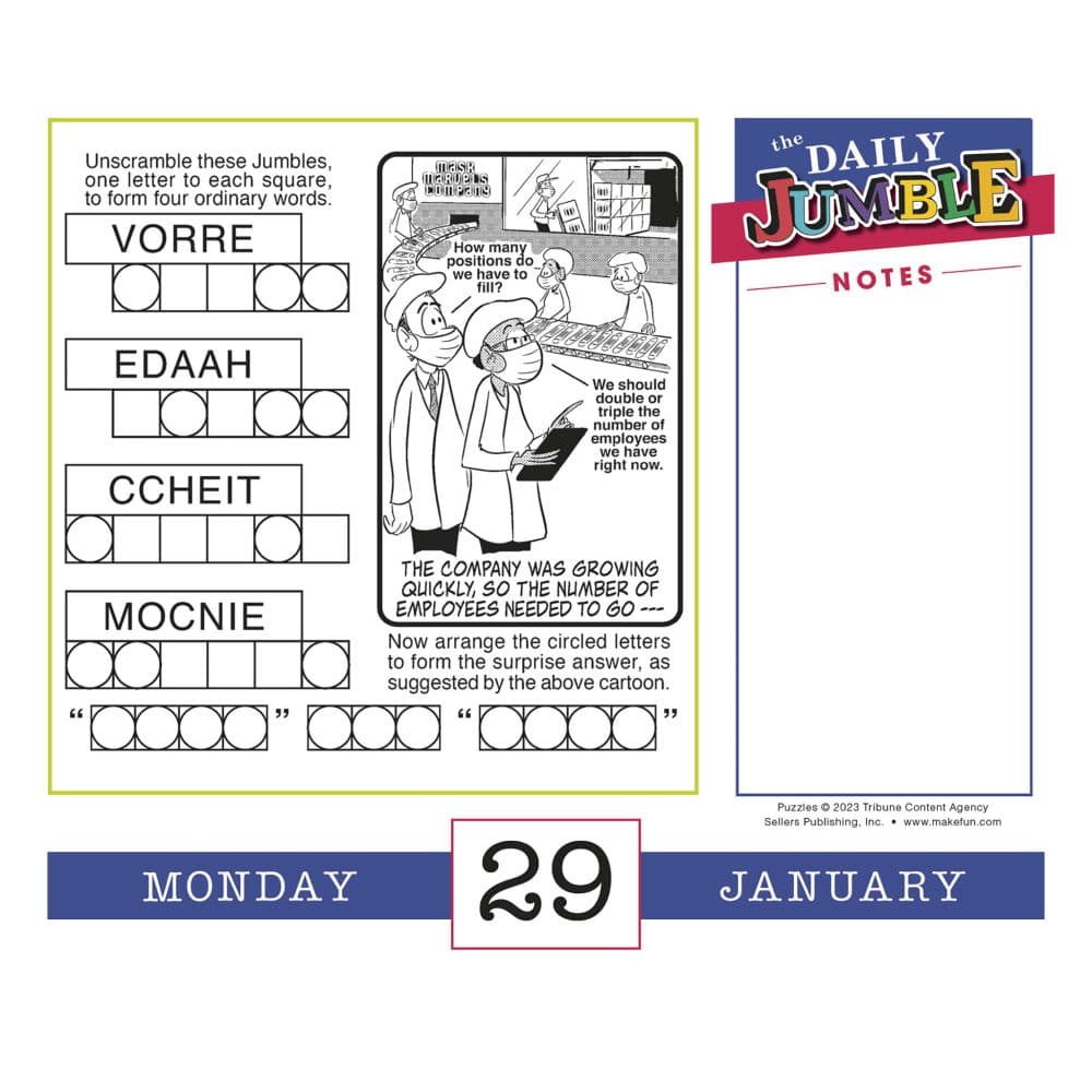 Daily Jumble 2024 Desk Calendar Second Alternate Image width=&quot;1000&quot; height=&quot;1000&quot;
