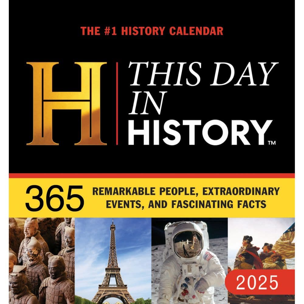 History Channel This Day in History 2025 Desk Calendar Main Image