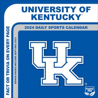 Kentucky Wildcats 2024 Desk Calendar - Calendars.com