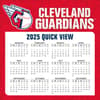 image MLB Cleveland Guardians 2025 Desk Calendar Third Alternate Image