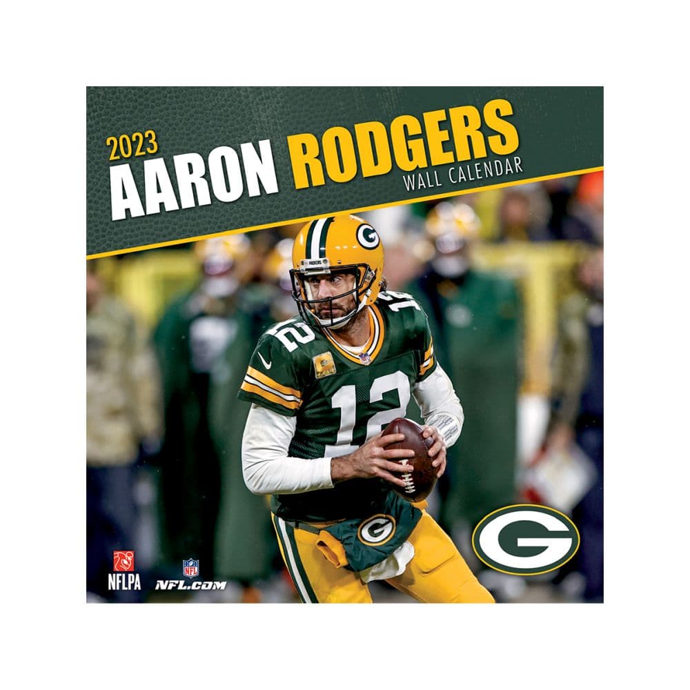 Turner Sports NFL Green Bay Packers Aaron Rodgers 2023 Mini Wall Calendar