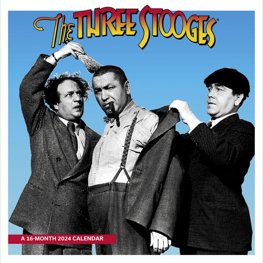 Three Stooges 2024 Wall Calendar