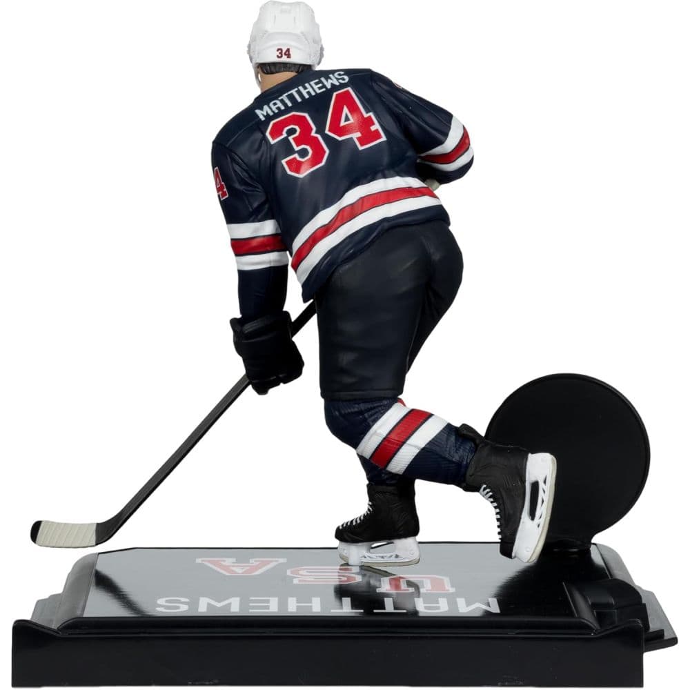Team USA Auston Matthews 7-Inch Hockey Figure Second Alternate Image