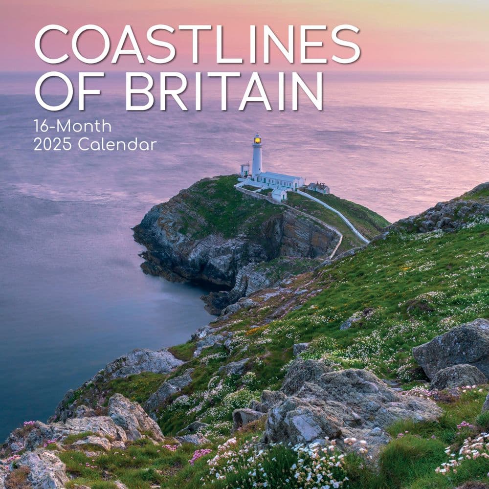 Coastlines of Britain 2025 Wall Calendar Main Product Image width=&quot;1000&quot; height=&quot;1000&quot;