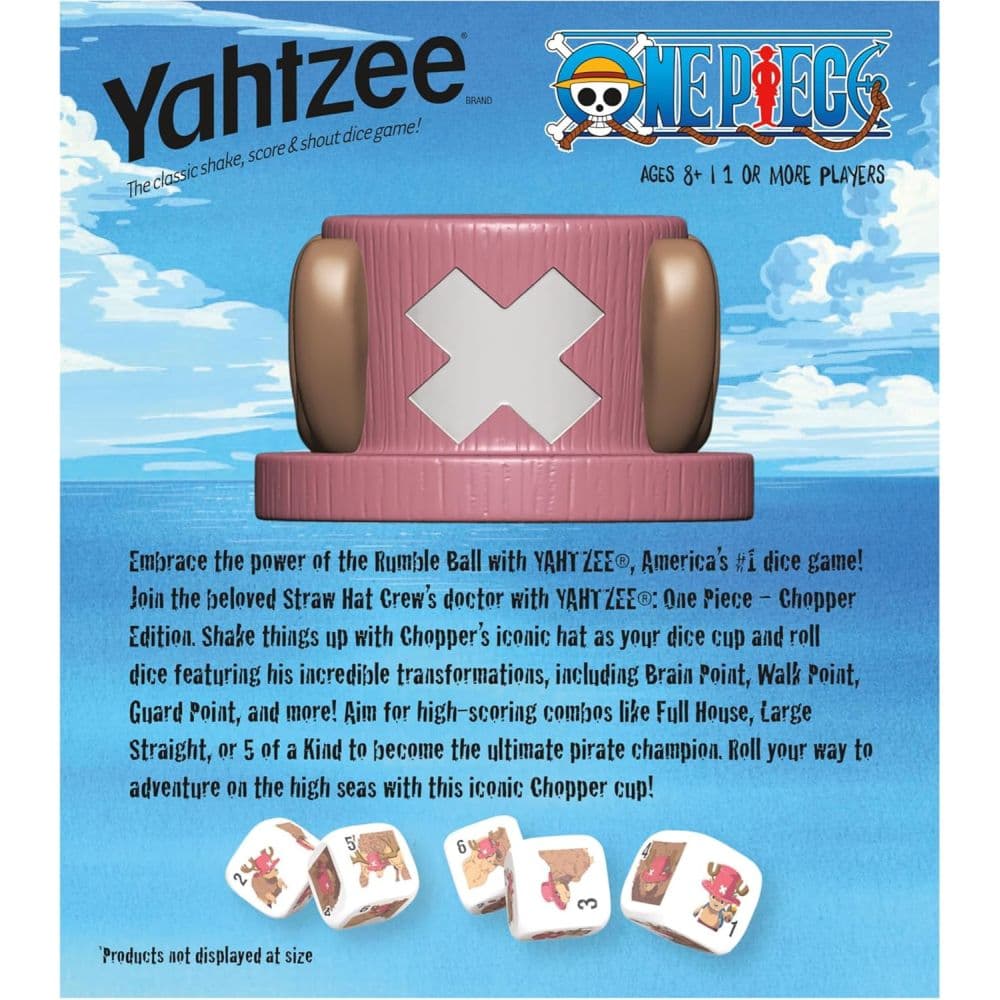 Yahtzee One Piece Chopper Edition Dice Game First Alternate Image