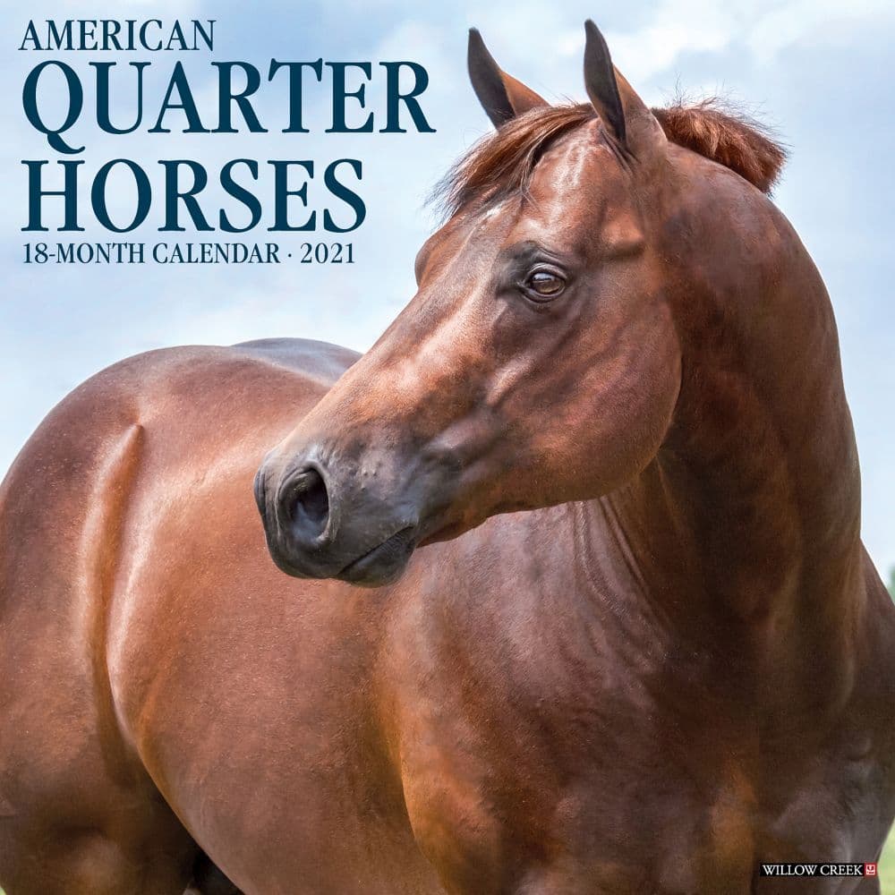 American Quarter Horses Wall Calendar - Calendars.com