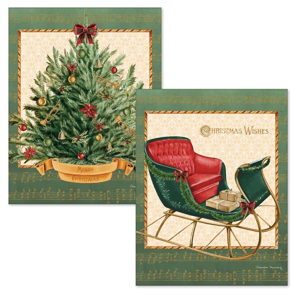 Classic Cheer Boxed Christmas Cards Main Product Image