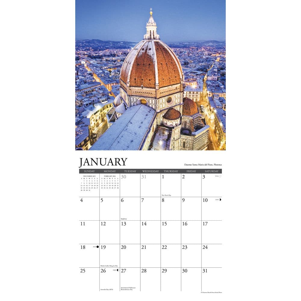Tuscany 2026 Wall Calendar Second Alternate Image