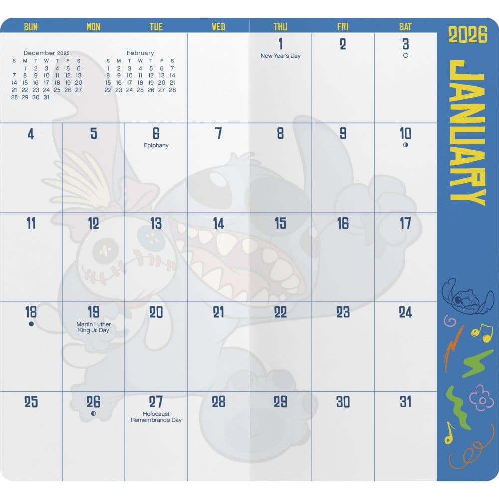 Disney Stitch 2026 Pocket Planner First Alternate Image