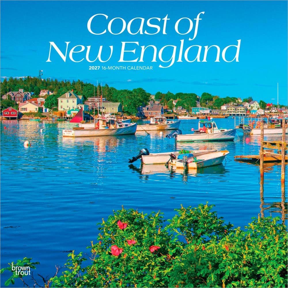image Coast of New England 2027 Wall Calendar Main Product Image