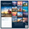 image Lighthouses 2025 Wall Calendar back cover