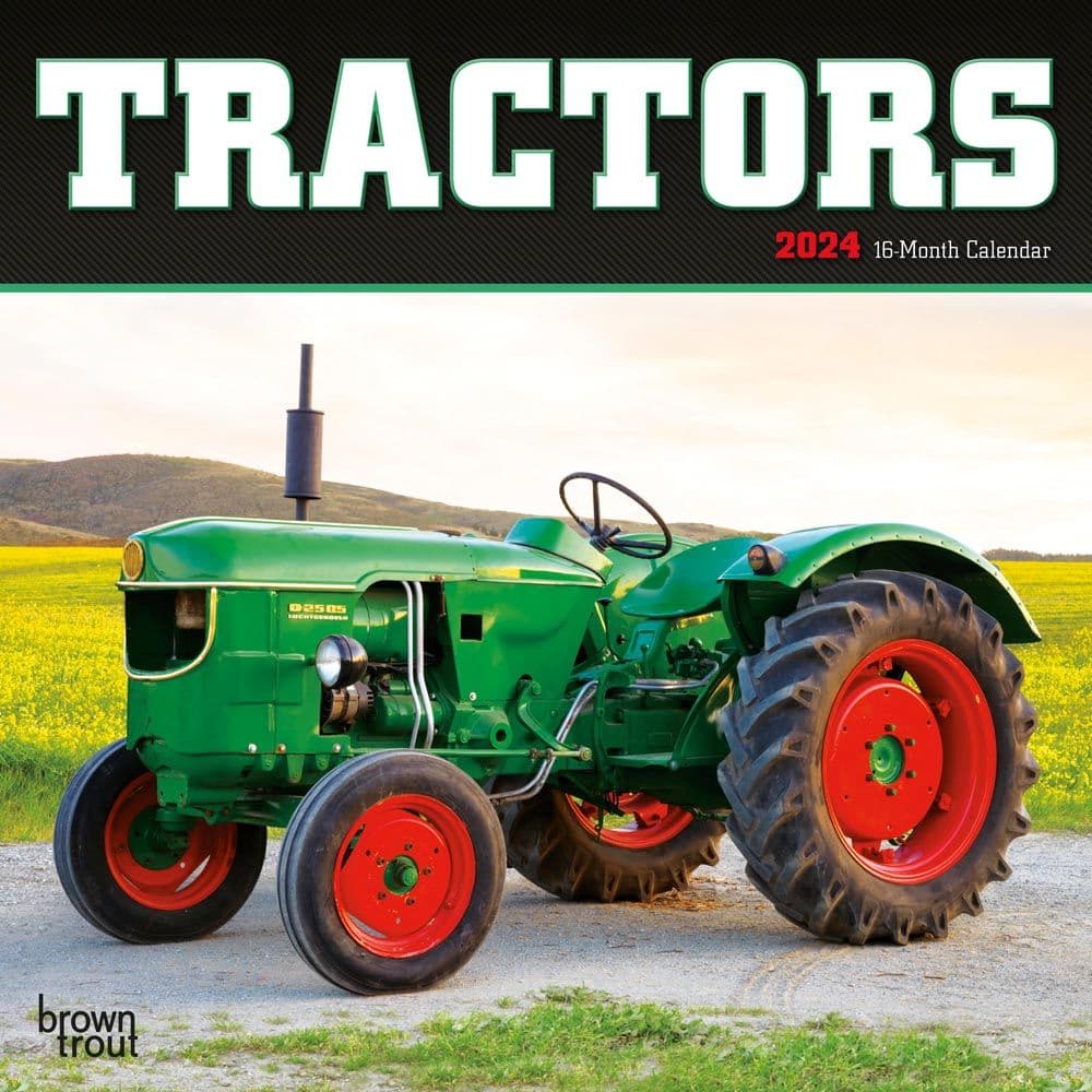 Tractors 2024 Mini Wall Calendar