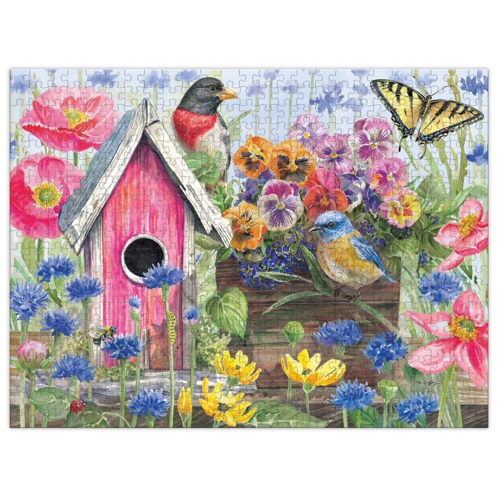 Birdhouse In Bloom Lang 500 Piece Puzzle Second Alternate Image