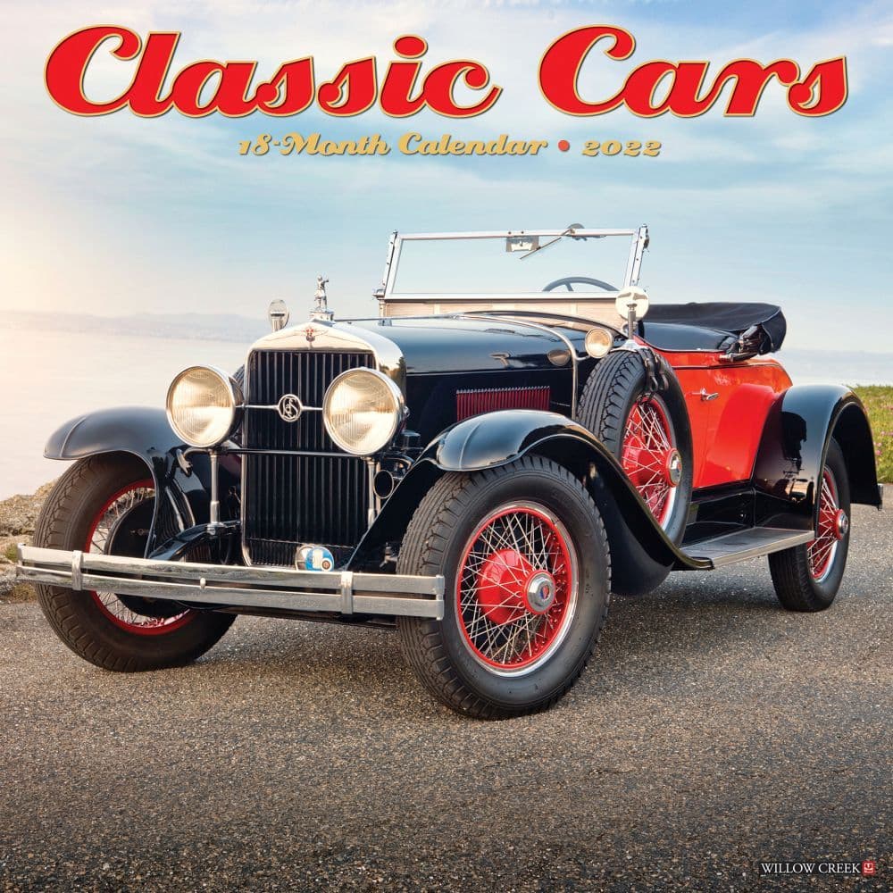 Car Legends 2022 12 x 12 Inch Monthly Square Wall Calendar