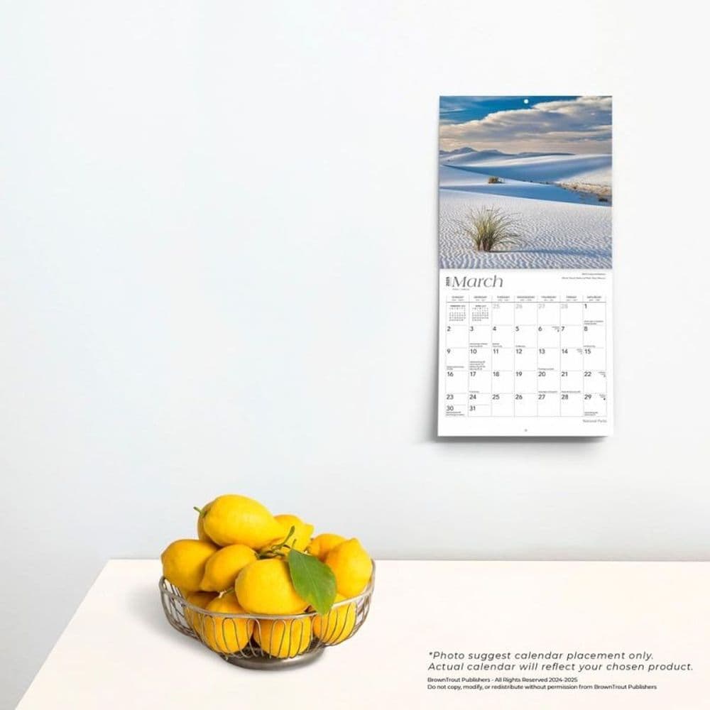 National Parks 2025 Mini Wall Calendar Fourth Alternate Image