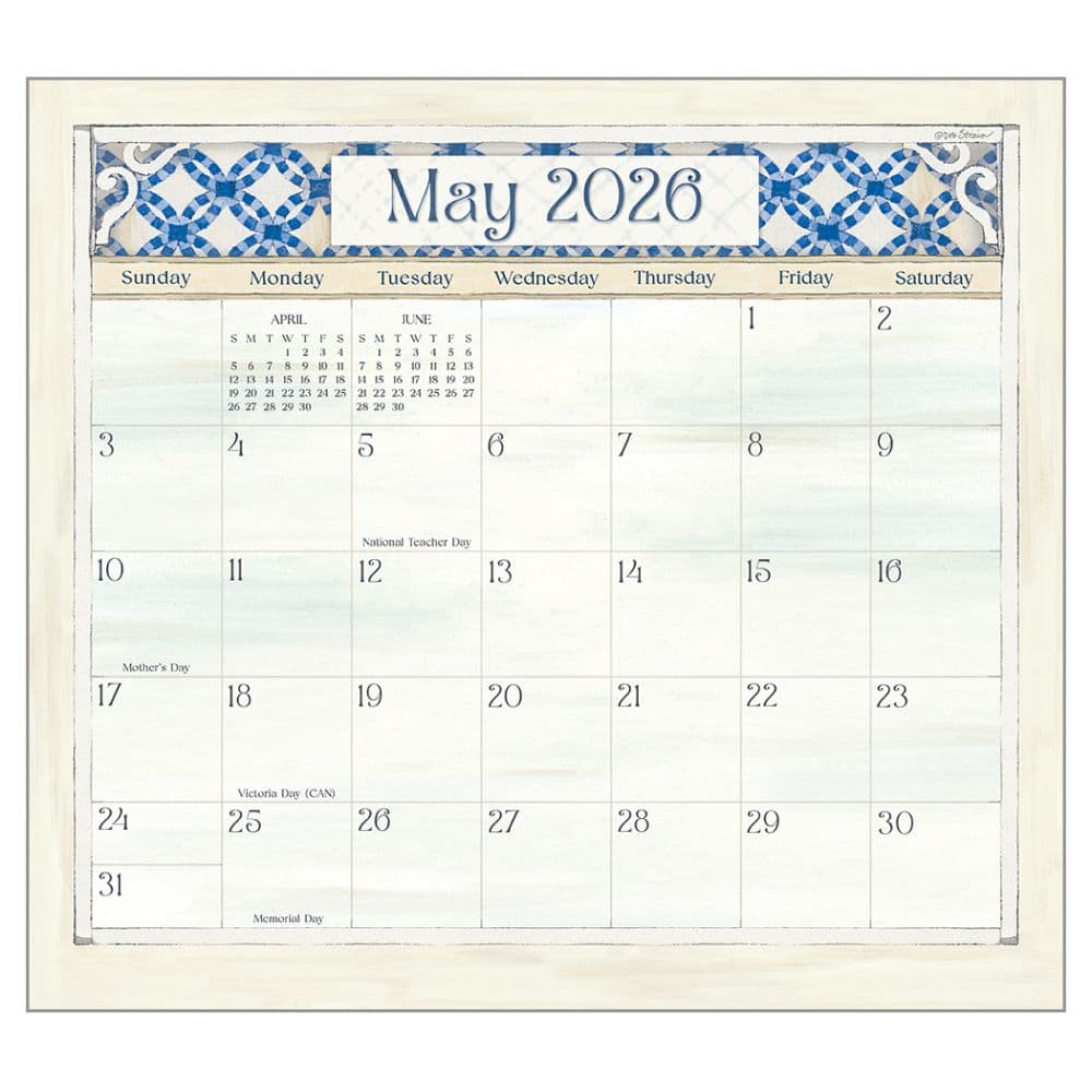 Quilts 2026 Wall Calendar Second Alternate Image