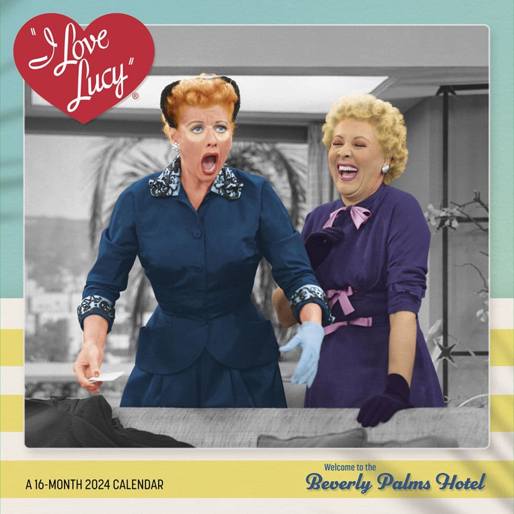 I Love Lucy 2024 Wall Calendar Main Image