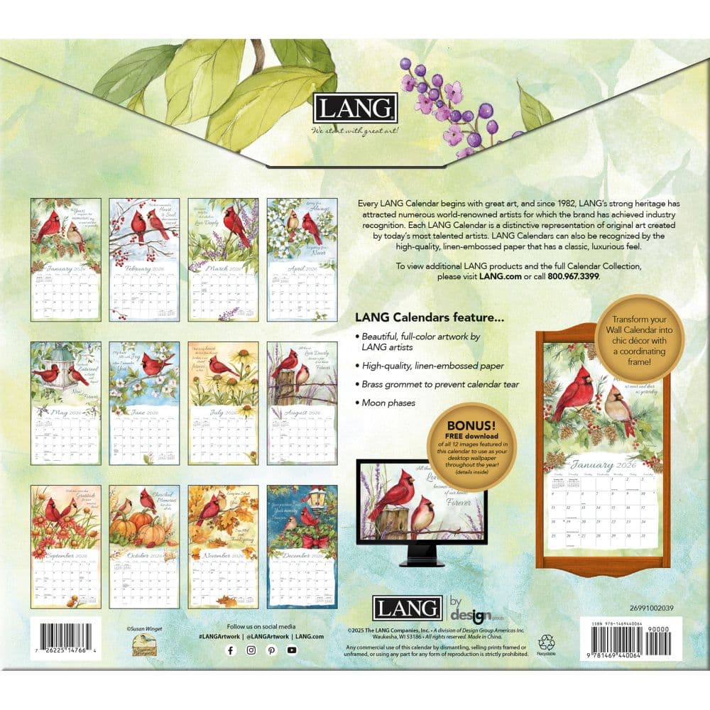 Year of Remembrance 2026 Wall Calendar Alt2
