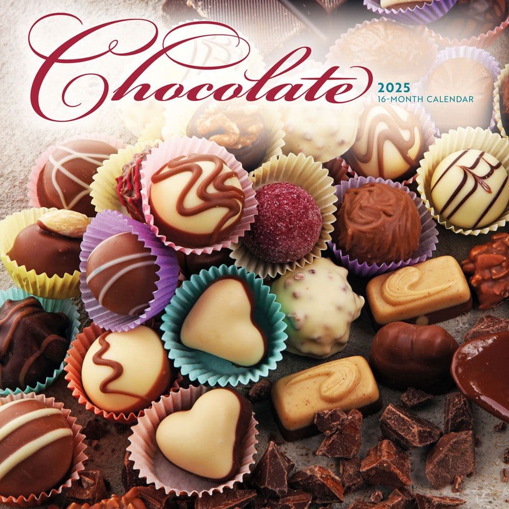 Chocolate 2025 Wall Calendar  Main Image